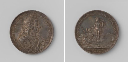 The bombardment of Ratzeburg by Christian V, King of Denmark