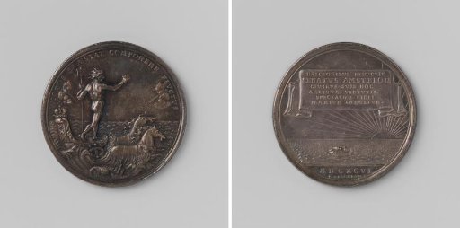 Suppression of the Spreekers Uprising in Amsterdam, medal awarded to the armed citizens