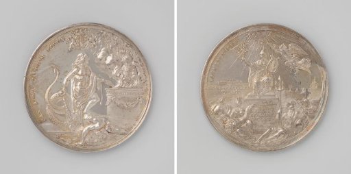 Peace of Rijswijk, medal struck by order of the city of Gouda