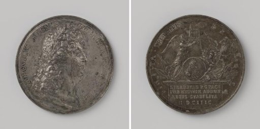 Peace of Rijswijk and the capture of Barcelona and Ath, in honor of Louis XIV