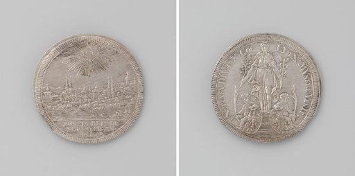 Peace of Rijswijk, medal struck by the city of Nuremberg