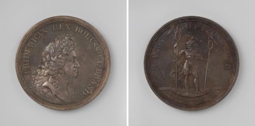 Frederick, King of Prussia, comes to the aid of the Netherlands in the war against France