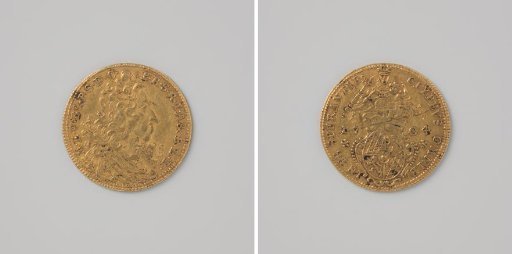 Gold gulden from the Duchy of Bavaria of Elector Maximilian Emanuel, 1704