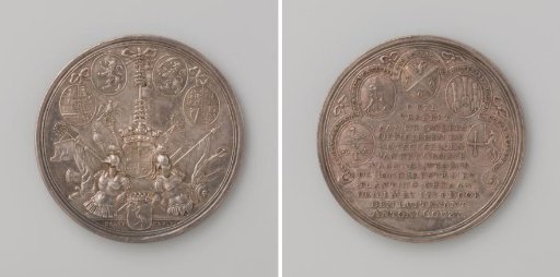 Centennial planting of the Maypole in The Hague, medal awarded to the non-commissioned officers and members of the Groene Vendel