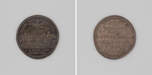 Medal commemorating the first centenary of the Peace of Münster, struck on behalf of the city of Memmingen