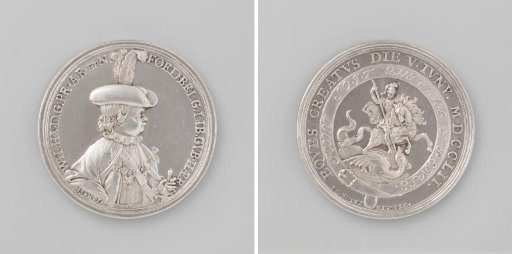 Elevation of Willem V to knight of the Order of the Garter