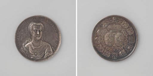 Medal of Maria Louise, Princess of Orange-Nassau, Presented to Her by the Quarter of the Frisian Cities upon Her Second Assumption of the Office of Stadtholder in Friesland
