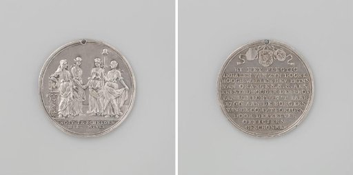 Inauguration of William V, Prince of Orange-Nassau, as Hereditary Stadtholder of Utrecht, Medal Presented to the Men of the Company "'t Fortuin"