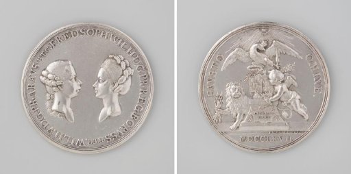 Marriage of William V with Wilhelmina Frederica Sophia of Prussia in Berlin