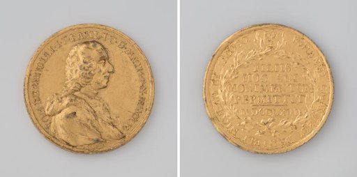 Johannes Bernouilli, Mathematician in Basel, Medal Struck at the Order of His Five Sons