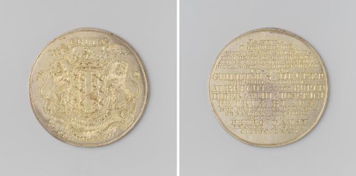 Latin School of Gouda, Medal Awarded to Jan Couperus upon His Promotion