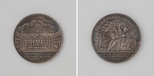 First Centenary of the Foundation of the Lutheran Deacon's Orphanage in Amsterdam, Medal Distributed to the Orphans