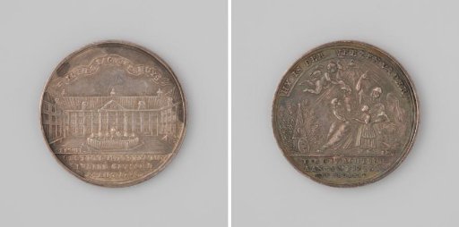 First Centenary of the Foundation of the Lutheran Deacon's Orphanage in Amsterdam, Medal Distributed to the Orphans