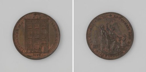 First Centenary of the Foundation of the Lutheran Deacon's Orphanage in Amsterdam, Medal Distributed to the Orphans