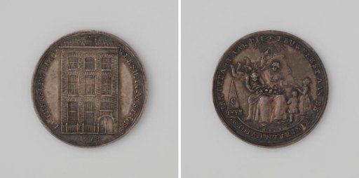 First Centenary of the Foundation of the Lutheran Deacon's Orphanage in Amsterdam, Medal Distributed to the Orphans