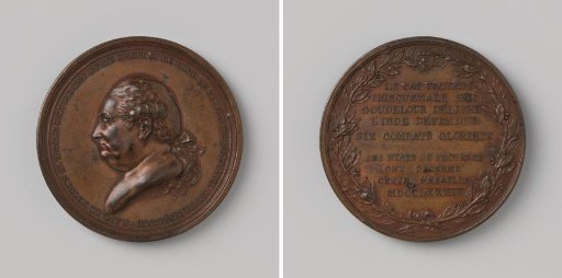 Vice-admiral P.A. de Suffren, medal donated by the States of Provence, for the protection of the Cape of Good Hope, the capture of Trincomalee, the liberation of Goudelour, and the defense of the Cape of Good Hope