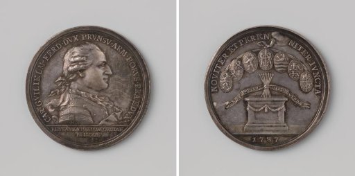 Restoration of order in the Netherlands, in honor of Charles William Ferdinand, Duke of Brunswick