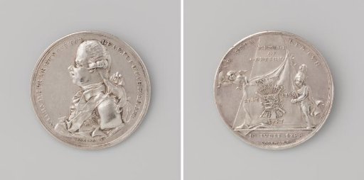 Restoration of order in the Netherlands and the signing of the Act of Guarantee, in honor of Willem V