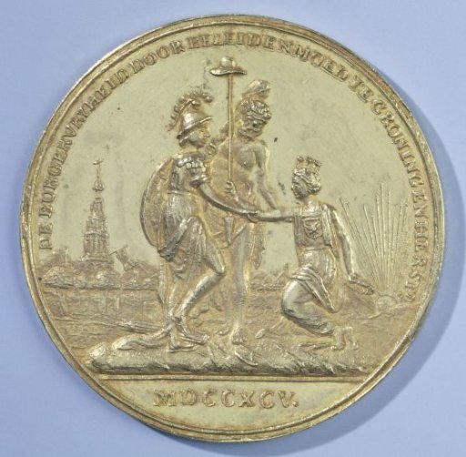 Revolutionary Committee of Groningen, medal awarded to Antonius van Peer, member of the committee