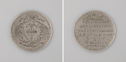 Death of the nobleman Arend Frederik Godert Jan, baron van Boecop