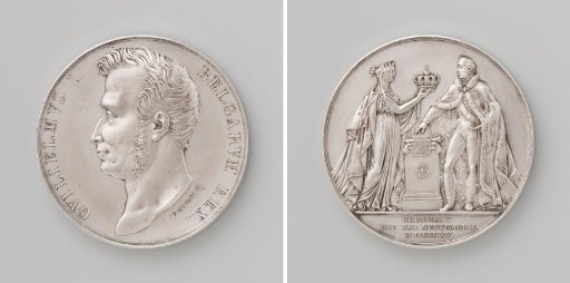 Inauguration of William I Frederick as King of the Netherlands in Brussels