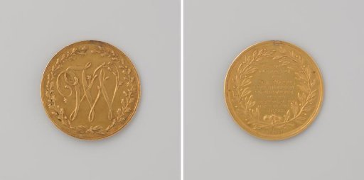 Literary Society V.W. in Amsterdam, Medal Awarded to H.J. Foppe