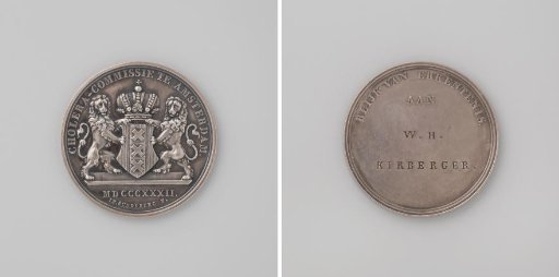 Cholera Commission in Amsterdam, in Honor of District Commissioner W.H. Kirberger, for Services Rendered