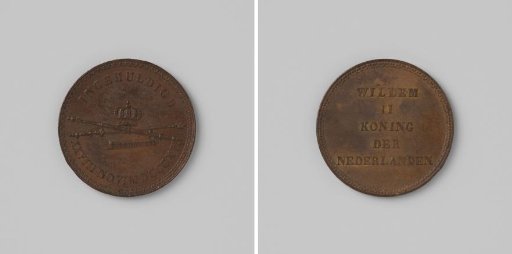 Inauguration of William II, King of the Netherlands, in Amsterdam