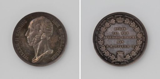 Visit of William II, King of the Netherlands, to the Royal Dutch Mint in Utrecht.