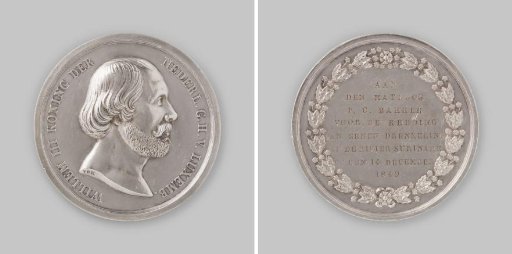 Sailor P.C. Bakker, for saving a drowning person from the Suriname River, in honor of William III, King of the Netherlands