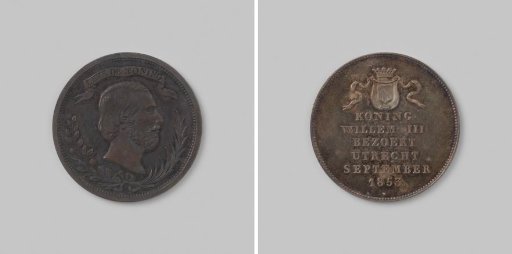 William III, King of the Netherlands, visits the city of Utrecht