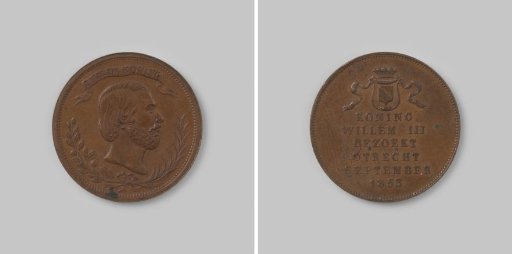 William III, King of the Netherlands, visits the city of Utrecht