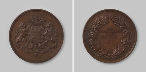 Flood disaster, medal awarded by the States of Utrecht for meritorious service