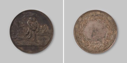 Medal awarded to N.T. Spelbrink by the Zuid-Hollandsche Society for the Rescue of Shipwrecked Persons in Rotterdam