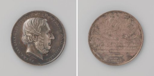 P.G.C. Van Geusau, grand officer of the lodge "Groot Oosten van Nederland", medal presented by the brothers of the lodge "La Perseverance" in Maastricht to their presiding master