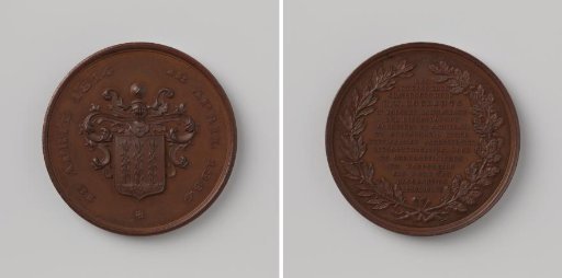H.W. Roelants, Lieutenant-Colonel of the Civic Guard, Medal Presented by the Non-Commissioned Officers and Corporals in Honor of His Fiftieth Anniversary