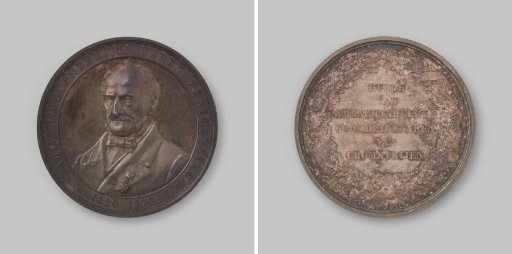 Arie Vlielander, Fifty Years as Steward of Cromstrijen, Medal Struck by Order of the Craftsmen and Landowners