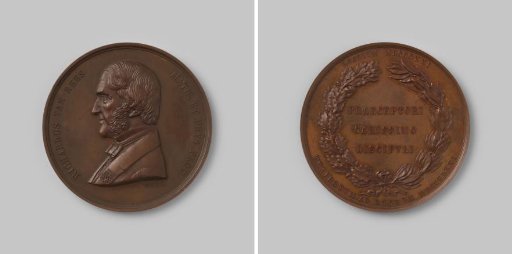 Richardus van Rees, fifty years professor of mathematics and natural sciences at the University of Utrecht, medal struck at the request of his students