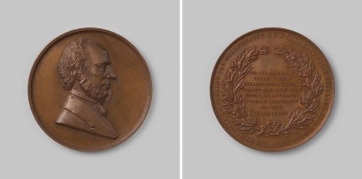 S.C. Snellen van Vollenhoven, medal presented by the Nederlandsche Entomologische Vereeniging