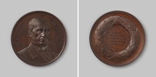 Death of P.A. Louis de Coster, co-founder of the Societe Royale de Numismatique de Belgique