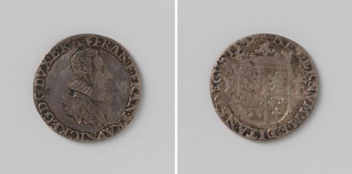 Half rijksdaalder in the name of Duke Francis of Anjou