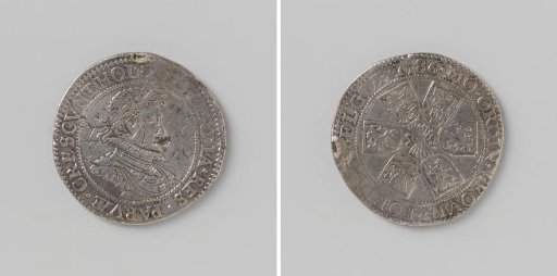 Coin of a half Leicester rijksdaalder for the province of Holland