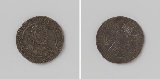 Coin of a half Leicester rijksdaalder for the province of Zeeland