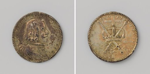 Victories of the Spaniards over Ernst of Mansfeld, medal in honor of Philip IV of Spain