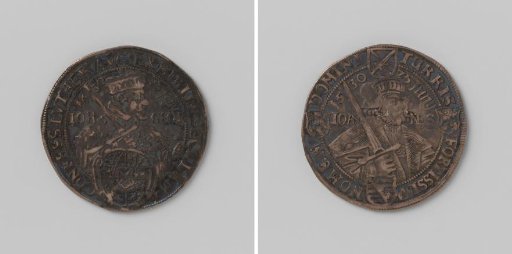 Commemorative half-taler from Saxony (Albertine line) in the name of Johan Georg I (1591-1656) on the first centenary of the delivery of the Augsburg Confession at the Imperial Diet