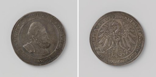 Double Schautaler (double guldengroschen; double locumtenens taler) in the name of Frederick III the Wise of Saxony, appointed as general stadtholder by Maximilian