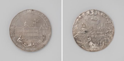 Inauguration of the new town hall in Amsterdam