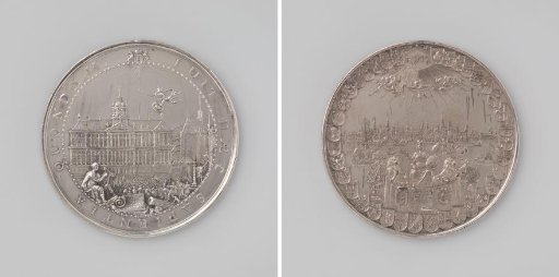 Inauguration of the new town hall in Amsterdam (commemorated in 1659)