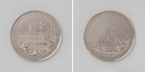 Inauguration of the new town hall in Amsterdam