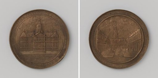 Inauguration of the new town hall in Amsterdam